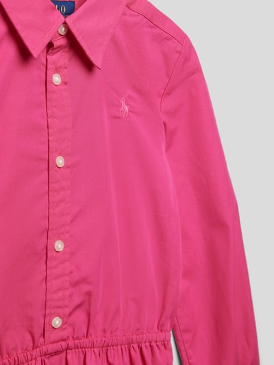 Polo Ralph Lauren Kids Kleid im Stufen-Look Pink 2