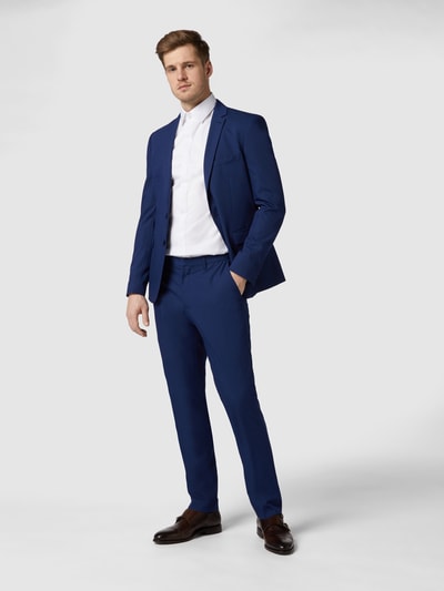 Jake*s Slim Fit Smokinghemd aus Twill Weiss 1