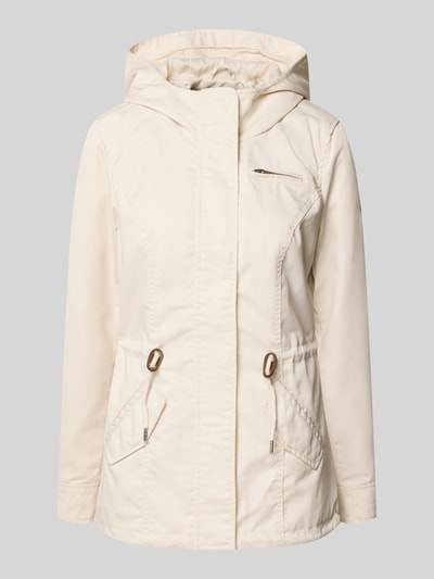 Produktfoto, Regular Fit Parka mit Baumwoll-Anteil Modell 'LORCA' von ONLY, Optik: Unifarben, Canvas, Pattentaschen, Brusttasche, Kapuze