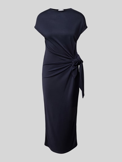 Rich & Royal Maxikleid aus Lyocell-Mix mit Knotendetail Marine 2