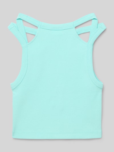 s.Oliver RED LABEL Slim Fit Tank Top mit Cut Outs Aqua 3