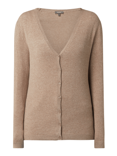 Montego Cardigan mit Viskose-Anteil  Taupe Melange 2