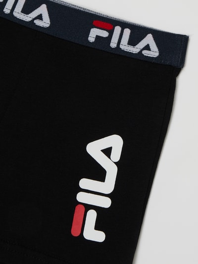 FILA Trunks mit Stretch-Anteil im 4er-Pack  Schwarz 2