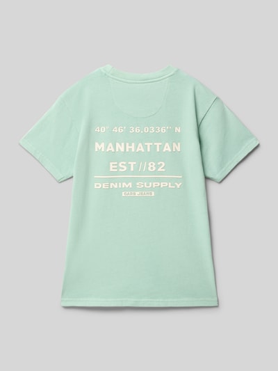 CARS JEANS T-Shirt mit Label-Print Mint 3