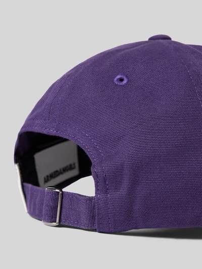 Armedangels Basecap mit Label-Stitching Modell 'YENAAS' Pflaume 3