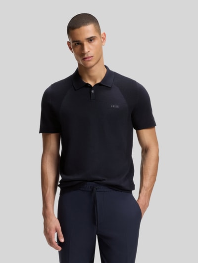 BOSS Green Poloshirt mit Logo Detail Marine 4