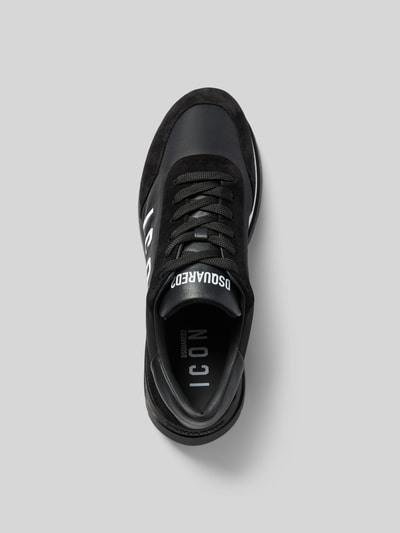 Dsquared2 Sneaker aus Leder-Mix Black 4