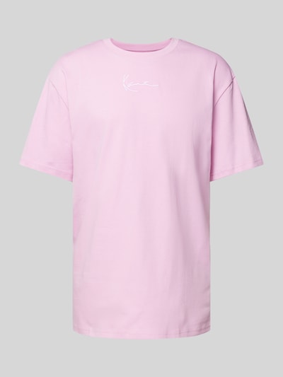 KARL KANI T-Shirt mit Label-Print Pink 2