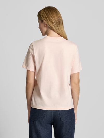 Scotch & Soda T-shirt met labelprint Beige - 5