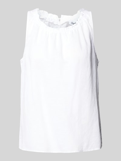 Esprit Linnen blouse in mouwloos design Offwhite - 2