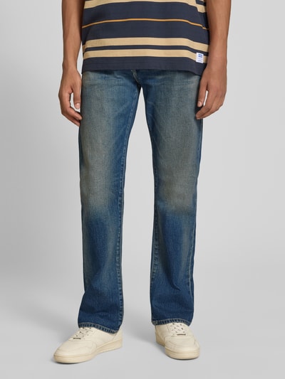 Replay Straight Fit Jeans im Used-Look Modell 'AIDEEN' Jeansblau 4