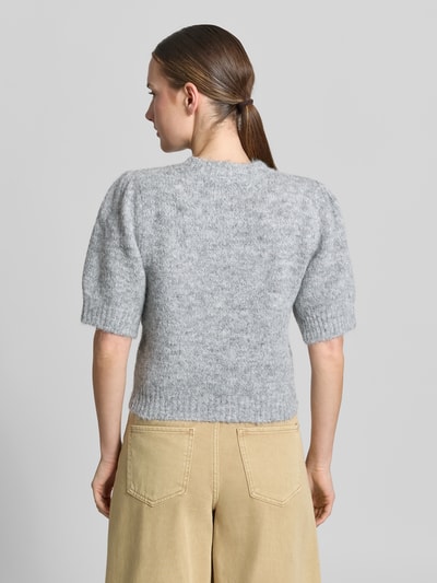 VERO MODA Regular fit pullover met wol model 'NOVAH' Middengrijs - 5