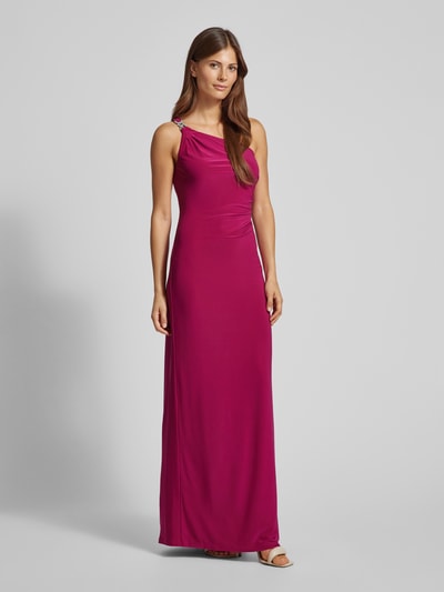 Lauren Ralph Lauren Abendkleid mit Raffungen Modell 'BELINA' Fuchsia 1