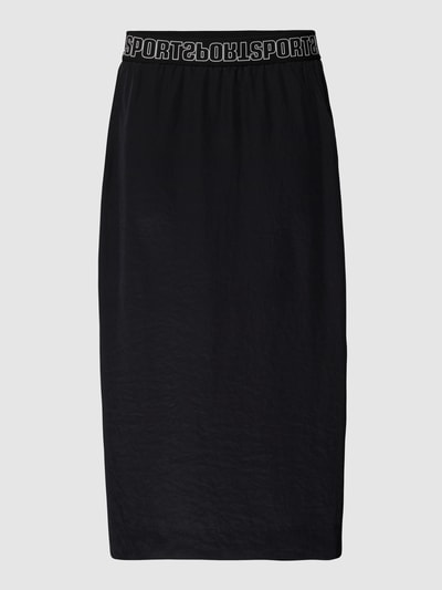 Marc Cain Midirok met logo in band Zwart - 2