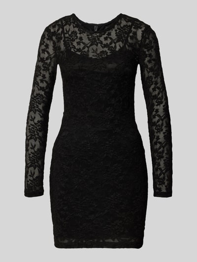 Only Tailliertes Minikleid mit Spitzen-Detail Modell 'BLAISE' Black 2