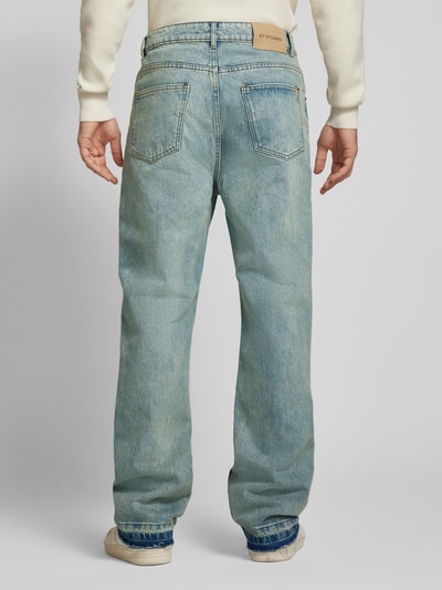 2Y Studios Straight Leg Jeans im Destroyed-Look Modell 'FIRIO' Jeansblau 5