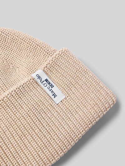 Marc O'Polo Denim Mütze aus reiner Baumwolle Sand Melange 2