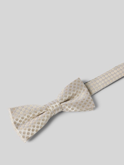 Monti Seidenfliege im Set mit Einstecktuch Beige 2