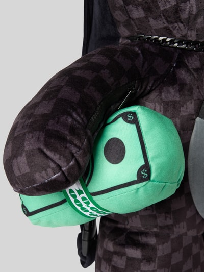 Sprayground Rucksack in Teddy-Optik Modell 'DRIPPING SHARKS IN PARIS' Black 3