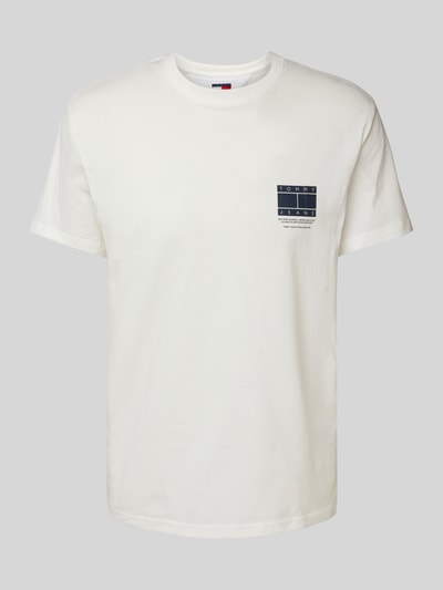 Tommy Jeans T-Shirt mit Label-Print Offwhite 2