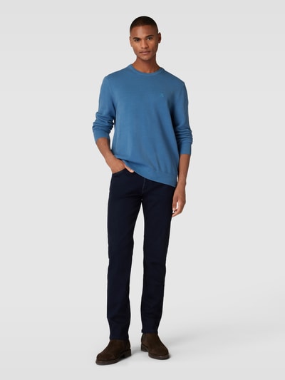 Christian Berg Men Rinsed Washed Jeans im 5-Pocket-Design Jeansblau 1