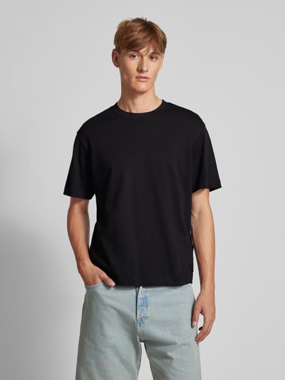 Jack & Jones T-shirt z okrągłym dekoltem model ‘JJEURBA’ Czarny 4