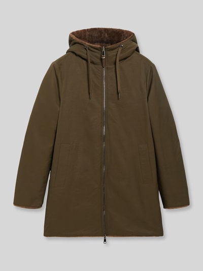 s.Oliver RED LABEL Teddyjack met omkeerbare voering van imitatiebont Kaki - 2