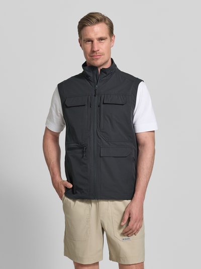 Icepeak regular fit bodywarmer met opgestikte zakken model 'Bergheim' Antraciet - 4