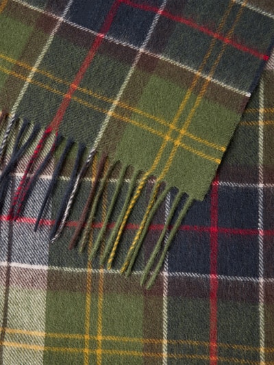 Barbour Schal aus reiner Wolle Modell 'SERENA' Oliv 2