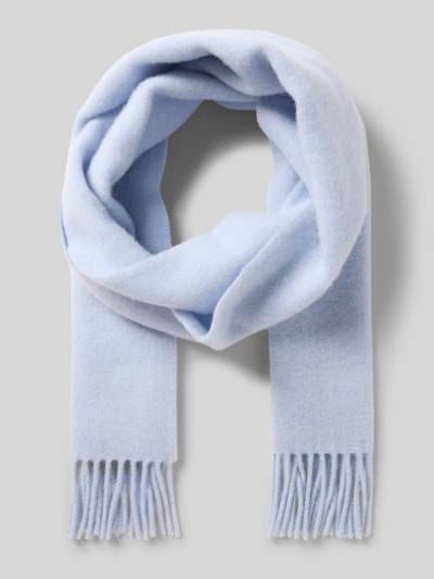 Polo Ralph Lauren Sjaal met rafels Lichtblauw - 1