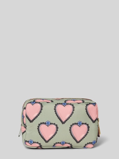 WOUF Make-uptasje met logopatch, model 'Glow' Rietgroen - 2