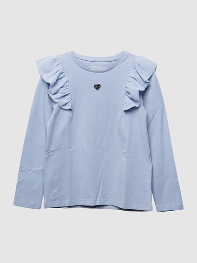 Guess Longsleeve mit Label-Detail Bleu 1