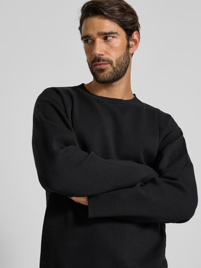 Jack & Jones Premium Strickpullover mit Rundhalsausschnitt Modell 'BRADFORT' Black 3