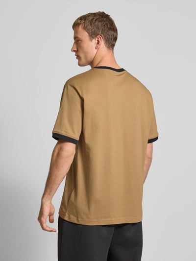 adidas Originals T-Shirt mit Logo und Rundhalsausschnitt Mittelbraun 5