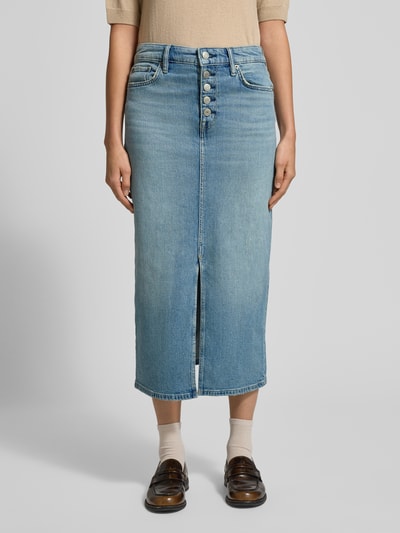 Lauren Ralph Lauren Jeansrock in Midilänge Jeansblau 4