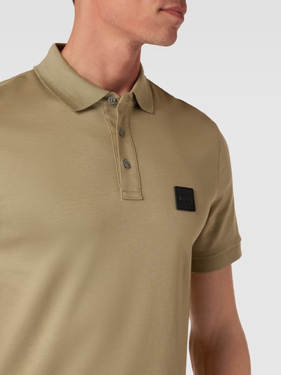 Herren Poloshirt - Slim Fit mit Knopfleiste