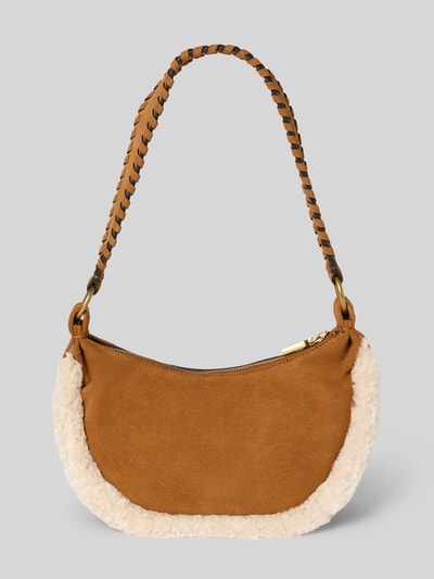 Guess Handtasche aus Rindsleder Modell 'AMITA HOBO' Cognac 4