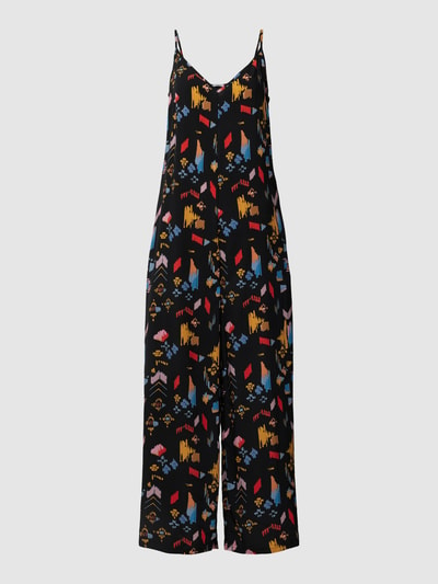 Jake*s Casual Jumpsuit met all-over motief, model 'incajmpsuit' Donkergrijs - 2