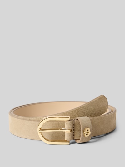 BOSS Riem uit suède model 'SCARLET' Beige - 1
