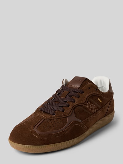 ALOHAS Sneaker mit Label-Detail Modell 'Rife' Schoko 1