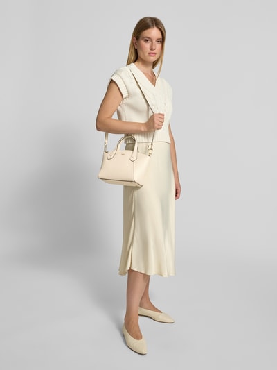 BOSS Schoudertas van echt rundleer model 'Lenah' Ecru - 1