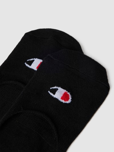 CHAMPION Füßlinge mit Logo-Detail Schwarz 2
