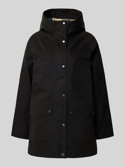 Barbour Regular fit functioneel jack van katoenmix, model 'BEADNELL' Zwart - 2