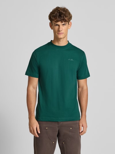 Ellesse T-shirt met labelstitching en ronde hals Donkergroen - 4