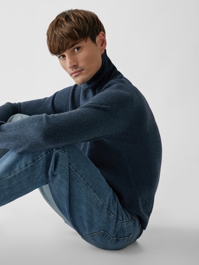 BOGLIOLI Rollkragenpullover aus Kaschmir Schwarz 1