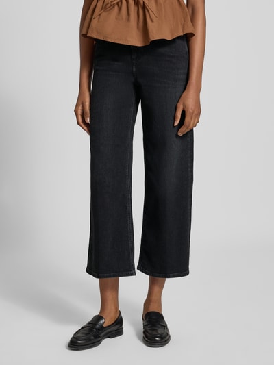 Closed wide fit jeans van katoenmix model 'Wera' Antraciet - 4