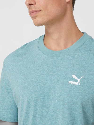 PUMA PERFORMANCE T-Shirt mit Logo-Print  Bleu Melange 3