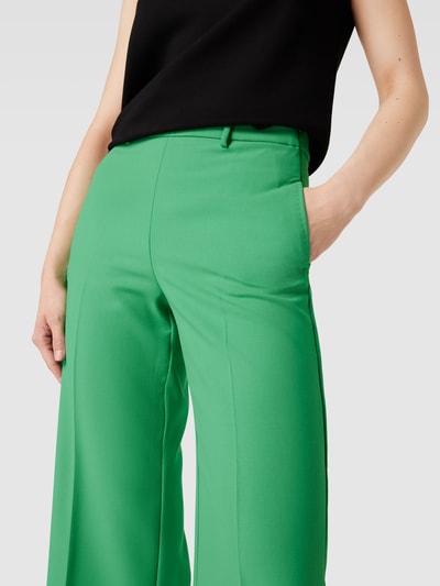 MAX&Co. Stoffen broek met persplooien, model 'SPALTI' Grasgroen - 3