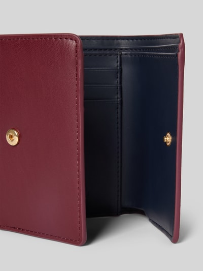 Tommy Hilfiger Portemonnaie mit Logo-Applikation Bordeaux 3