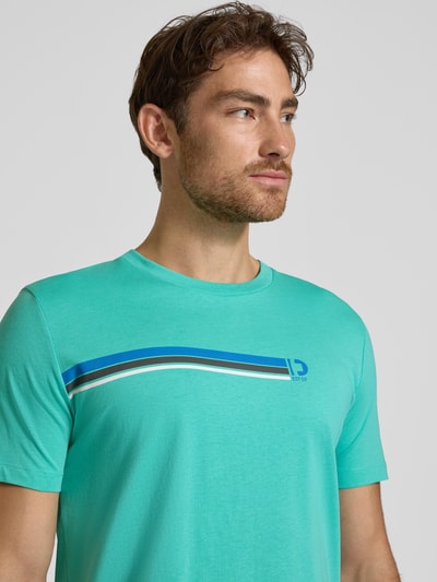 Tom Tailor Denim Regular Fit T-Shirt aus reiner Baumwolle Gruen 3